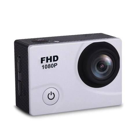 Kamera sportowa DV2400 Full HD Wi-Fi 12Mpx wodoodporna szerokokątna + akcesoria - biała Kamera sportowa DV2400 Full HD Wi-Fi 12Mpx wodoodporna szerokokątna + akcesoria - biała