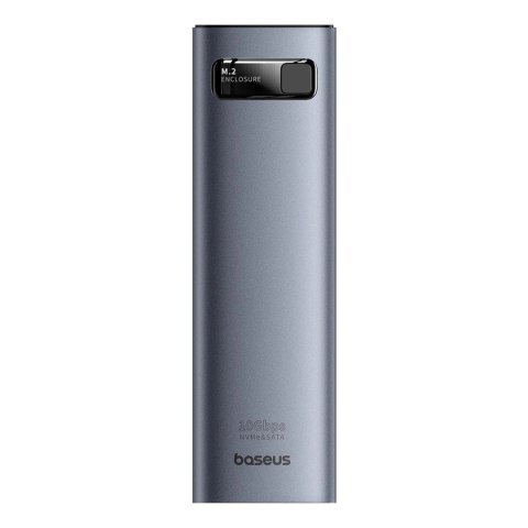 Kieszeń na dysk SSD Baseus FlyJoy Series M.2 NVMe 10 Gb/s - szara Kieszeń na dysk SSD Baseus FlyJoy Series M.2 NVMe 10 Gb/s - szara