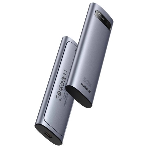 Kieszeń na dysk SSD Baseus FlyJoy Series M.2 NVMe 10 Gb/s - szara Kieszeń na dysk SSD Baseus FlyJoy Series M.2 NVMe 10 Gb/s - szara
