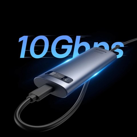 Kieszeń na dysk SSD Baseus FlyJoy Series M.2 NVMe 10 Gb/s - szara Kieszeń na dysk SSD Baseus FlyJoy Series M.2 NVMe 10 Gb/s - szara