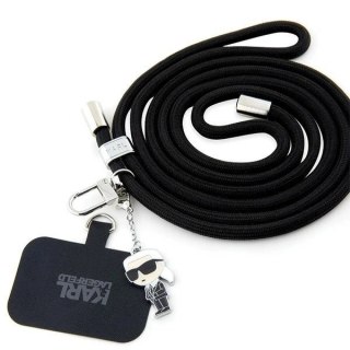 Pasek do telefonu Karl Lagerfeld CBDY Cord - czarny