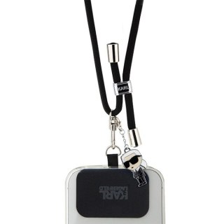 Pasek do telefonu Karl Lagerfeld CBDY Cord - czarny