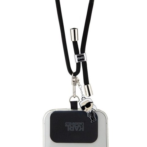 Pasek do telefonu Karl Lagerfeld CBDY Cord - czarny