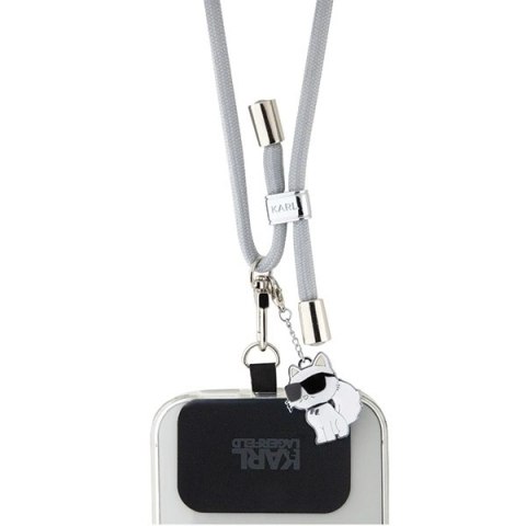 Pasek do telefonu Karl Lagerfeld CBDY Cord - szary