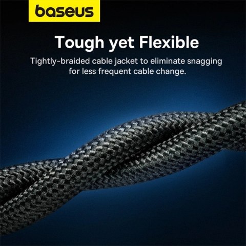 Baseus szybki kabel internetowy RJ45 cat.7 10Gbps 0.5m pleciony czarny Baseus szybki kabel internetowy RJ45 cat.7 10Gbps 0.5m pleciony czarny