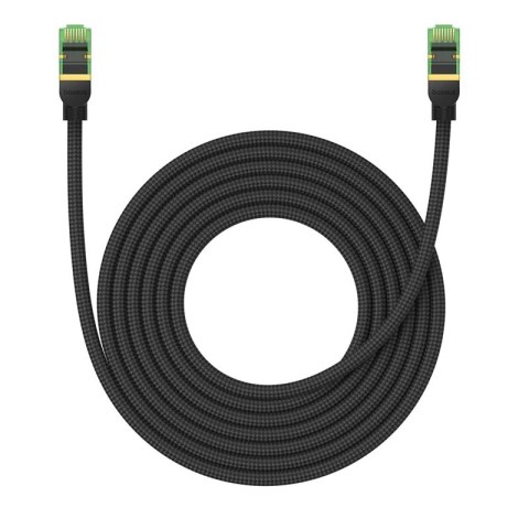 Baseus szybki kabel sieciowy RJ-45 cat.8 40Gbps 5m pleciony- czarny Baseus szybki kabel sieciowy RJ-45 cat.8 40Gbps 5m pleciony- czarny