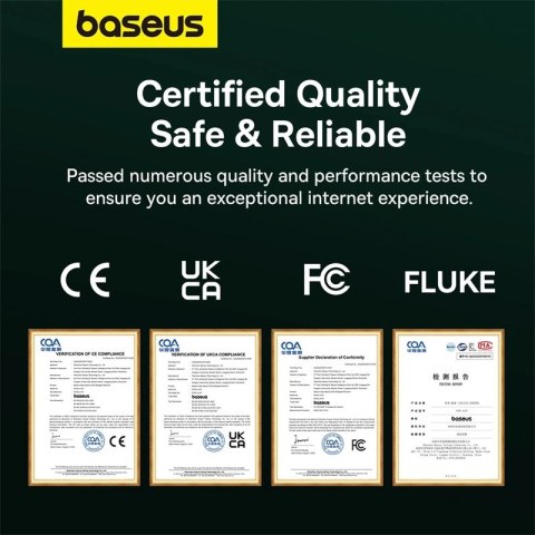 Baseus szybki kabel sieciowy RJ-45 cat.8 40Gbps 5m pleciony- czarny Baseus szybki kabel sieciowy RJ-45 cat.8 40Gbps 5m pleciony- czarny