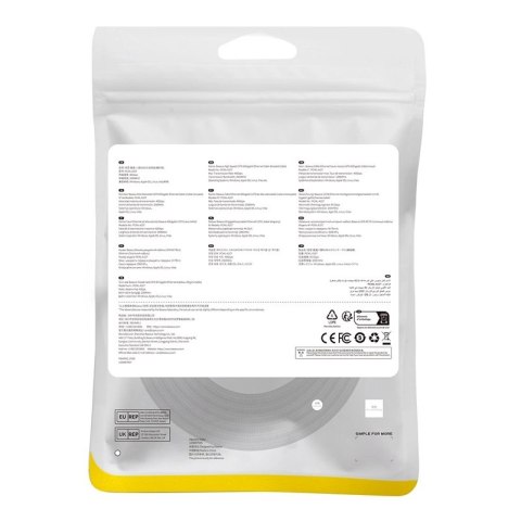 Baseus szybki kabel sieciowy RJ45 cat. 8 40Gbps 3m pleciony czarny Baseus szybki kabel sieciowy RJ45 cat. 8 40Gbps 3m pleciony czarny