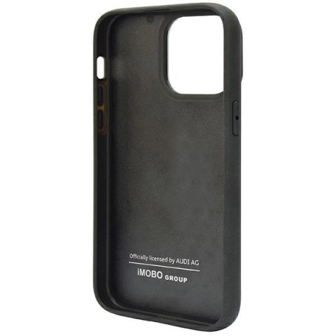 Etui Audi Carbon Fiber Stripe na iPhone 14 Pro Max - czarne