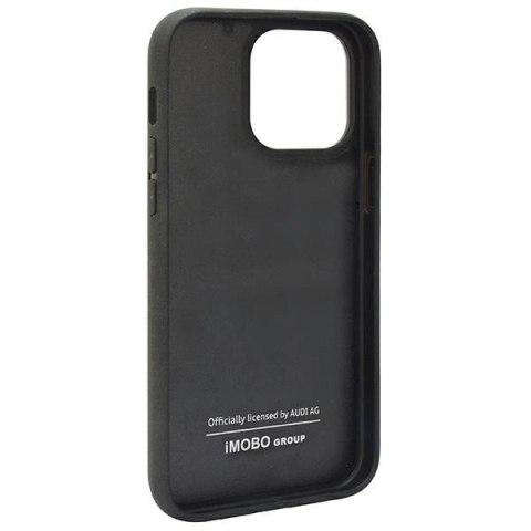 Etui Audi Carbon Fiber Stripe na iPhone 14 Pro - czarne Etui Audi Carbon Fiber Stripe na iPhone 14 Pro - czarne