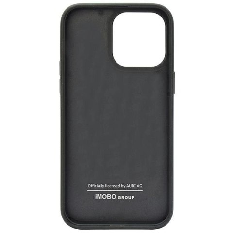 Etui Audi Carbon Fiber Stripe na iPhone 14 Pro - czarne Etui Audi Carbon Fiber Stripe na iPhone 14 Pro - czarne