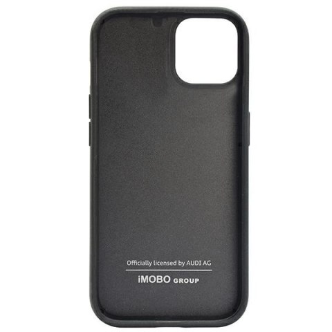 Etui Audi Carbon Fiber Stripe na iPhone 14 - czarne Etui Audi Carbon Fiber Stripe na iPhone 14 - czarne