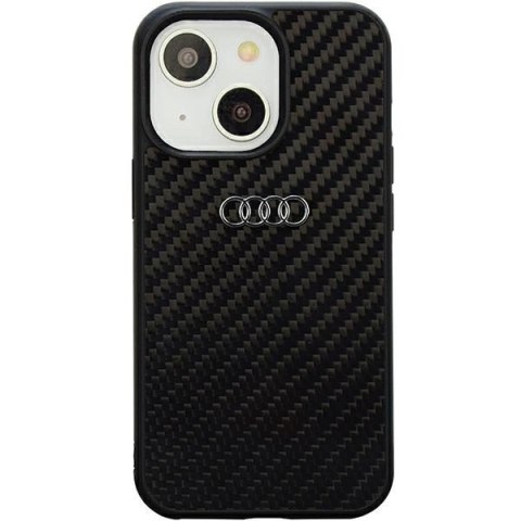 Etui Audi Carbon Fiber na iPhone 14 - czarne Etui Audi Carbon Fiber na iPhone 14 - czarne