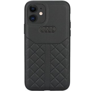 Etui Audi Genuine Leather na iPhone 12 / iPhone 12 Pro - czarne