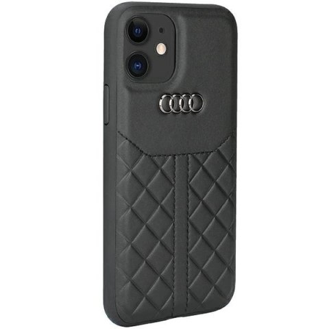 Etui Audi Genuine Leather na iPhone 12 / iPhone 12 Pro - czarne Etui Audi Genuine Leather na iPhone 12 / iPhone 12 Pro - czarne