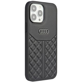Etui Audi Genuine Leather na iPhone 13 Pro Max - czarne