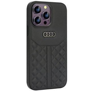 Etui Audi Genuine Leather na iPhone 14 Pro Max - czarne