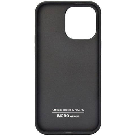 Etui Audi Genuine Leather na iPhone 14 Pro Max - czarne Etui Audi Genuine Leather na iPhone 14 Pro Max - czarne