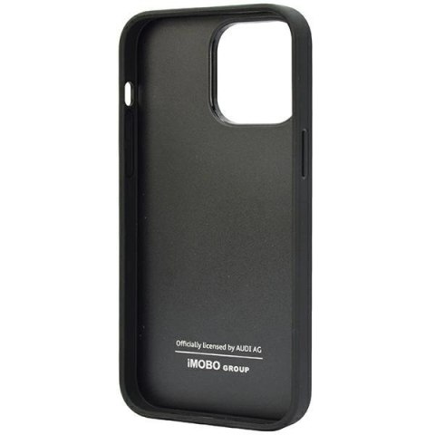 Etui Audi Genuine Leather na iPhone 14 Pro Max - czarne Etui Audi Genuine Leather na iPhone 14 Pro Max - czarne