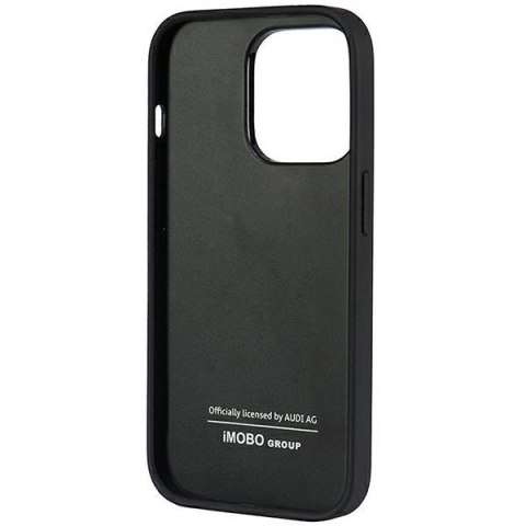 Etui Audi Genuine Leather na iPhone 14 Pro - czarne Etui Audi Genuine Leather na iPhone 14 Pro - czarne
