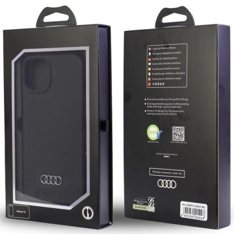 Etui Audi Silicone Case na iPhone 11 / Xr - czarne Etui Audi Silicone Case na iPhone 11 / Xr - czarne