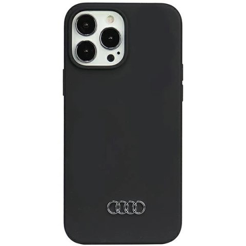 Etui Audi Silicone Case na iPhone 13 Pro Max - czarne Etui Audi Silicone Case na iPhone 13 Pro Max - czarne