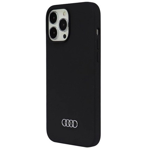 Etui Audi Silicone Case na iPhone 13 Pro Max - czarne Etui Audi Silicone Case na iPhone 13 Pro Max - czarne