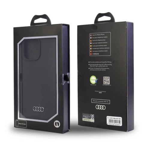 Etui Audi Silicone Case na iPhone 13 Pro Max - czarne Etui Audi Silicone Case na iPhone 13 Pro Max - czarne