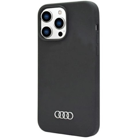 Etui Audi Silicone Case na iPhone 14 Pro Max- czarne Etui Audi Silicone Case na iPhone 14 Pro Max- czarne