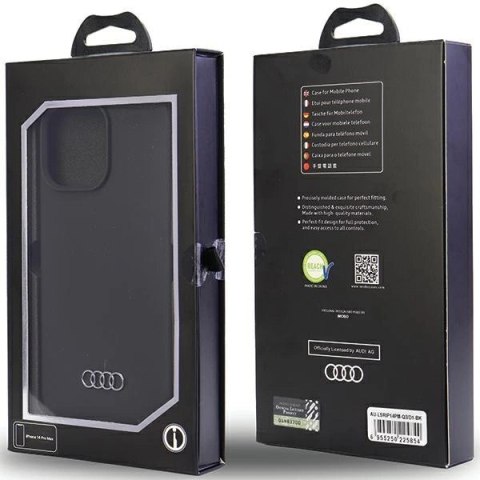 Etui Audi Silicone Case na iPhone 14 Pro Max- czarne Etui Audi Silicone Case na iPhone 14 Pro Max- czarne