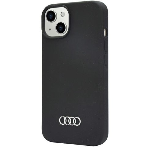 Etui Audi Silicone Case na iPhone 14 - czarne Etui Audi Silicone Case na iPhone 14 - czarne