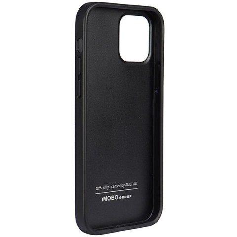 Etui Audi Synthetic Leather na iPhone 12 / iPhone 12 Pro - czarne Etui Audi Synthetic Leather na iPhone 12 / iPhone 12 Pro - czarne