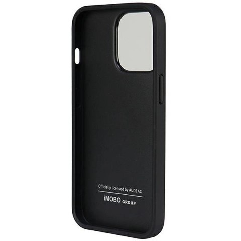 Etui Audi Synthetic Leather na iPhone 13 Pro / iPhone 13 - czarne Etui Audi Synthetic Leather na iPhone 13 Pro / iPhone 13 - czarne