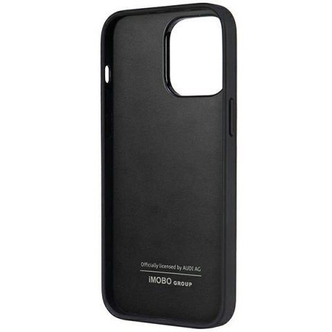Etui Audi Synthetic Leather na iPhone 14 Pro Max - czarne