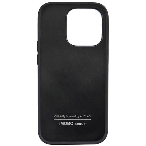 Etui Audi Synthetic Leather na iPhone 14 Pro - czarne Etui Audi Synthetic Leather na iPhone 14 Pro - czarne