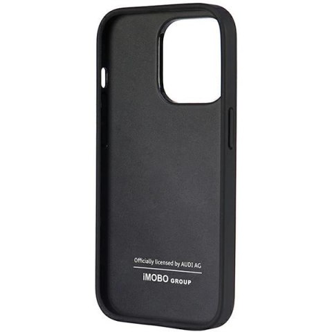 Etui Audi Synthetic Leather na iPhone 14 Pro - czarne Etui Audi Synthetic Leather na iPhone 14 Pro - czarne