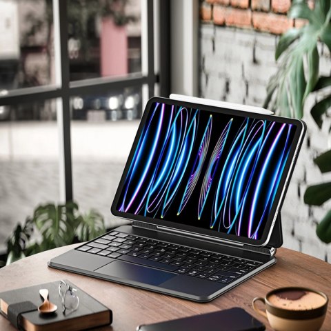 Etui Dux Ducis Keyboard (MK Series) z klawiaturą Bluetooth na iPad Air 4 / 5 / iPad Pro 11" 2018-2022 - czarna Etui Dux Ducis Keyboard (MK Series) z klawiaturą Bluetooth na iPad Air 4 / 5 / iPad Pro 11" 2018-2022 - czarna
