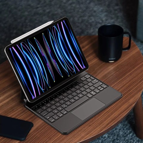 Etui Dux Ducis Keyboard (MK Series) z klawiaturą Bluetooth na iPad Air 4 / 5 / iPad Pro 11" 2018-2022 - czarna Etui Dux Ducis Keyboard (MK Series) z klawiaturą Bluetooth na iPad Air 4 / 5 / iPad Pro 11" 2018-2022 - czarna