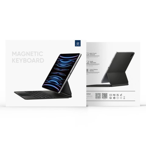 Etui Dux Ducis Keyboard (MK Series) z klawiaturą Bluetooth na iPad Pro 12.9" 2020-2022 - czarne Etui Dux Ducis Keyboard (MK Series) z klawiaturą Bluetooth na iPad Pro 12.9" 2020-2022 - czarne