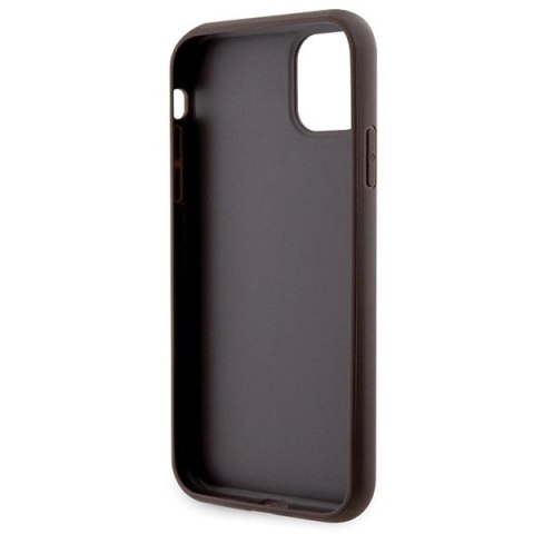 Etui Guess Crossbody 4G Metal Logo na iPhone 11 / Xr - brązowe