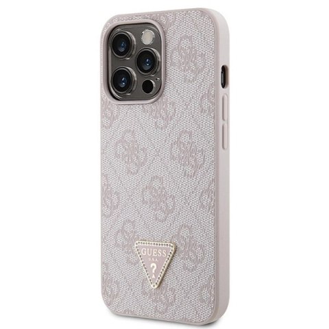 Etui Guess Crossbody 4G Metal Logo na iPhone 13 Pro / iPhone 13 - różowe