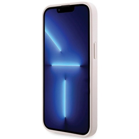 Etui Guess Crossbody 4G Metal Logo na iPhone 14 Pro Max - różowe
