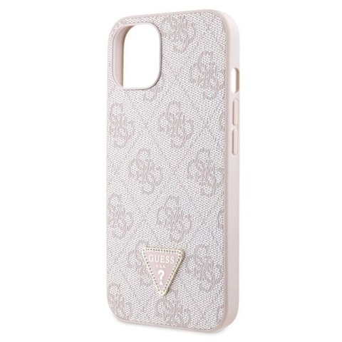 Etui Guess Crossbody 4G Metal Logo na iPhone 14 Pro Max - różowe