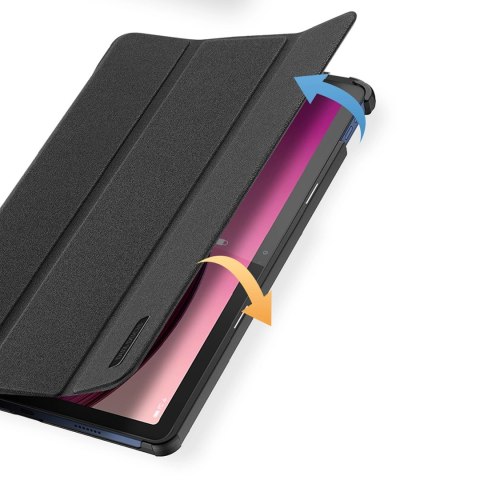 Etui z funkcją smart sleep Dux Ducis Domo do tabletu Lenovo Tab M10 10.6'' - czarne Etui z funkcją smart sleep Dux Ducis Domo do tabletu Lenovo Tab M10 10.6'' - czarne
