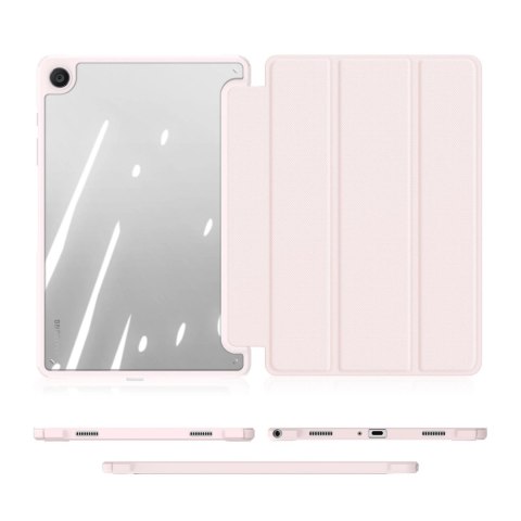 Etui z klapką podstawką Dux Ducis Toby do Samsung Galaxy Tab A9+ - różowe