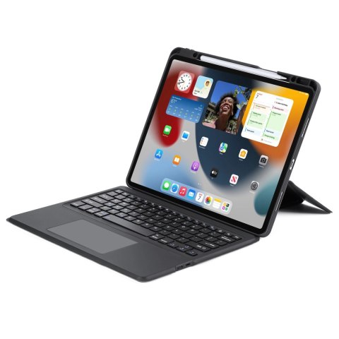 Etui z klawiaturą Bluetooth Dux Ducis DK Series do Apple iPad Pro 12.9 (2020/2021/2022) - czarne Etui z klawiaturą Bluetooth Dux Ducis DK Series do Apple iPad Pro 12.9 (2020/2021/2022) - czarne