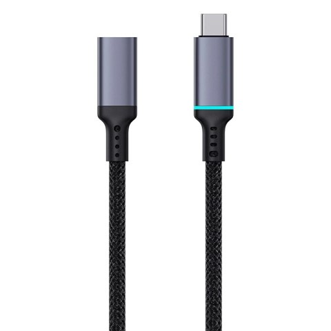 Kabel Baseus B0063370C111-00 USB-C - USB-C 4K 60Hz 100W 5A 10Gb/s 0,5m - czarny Kabel Baseus B0063370C111-00 USB-C - USB-C 4K 60Hz 100W 5A 10Gb/s 0,5m - czarny
