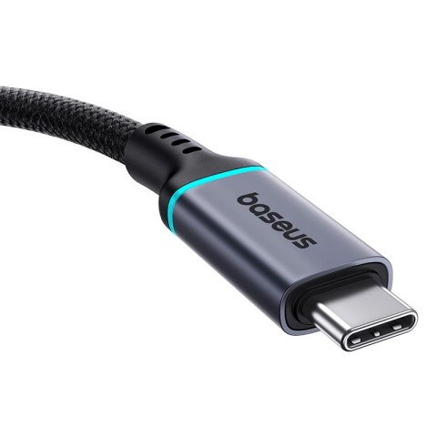 Kabel Baseus B0063370C111-00 USB-C - USB-C 4K 60Hz 100W 5A 10Gb/s 0,5m - czarny Kabel Baseus B0063370C111-00 USB-C - USB-C 4K 60Hz 100W 5A 10Gb/s 0,5m - czarny