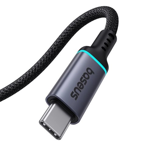 Kabel Baseus B0063370C111-00 USB-C - USB-C 4K 60Hz 100W 5A 10Gb/s 0,5m - czarny Kabel Baseus B0063370C111-00 USB-C - USB-C 4K 60Hz 100W 5A 10Gb/s 0,5m - czarny