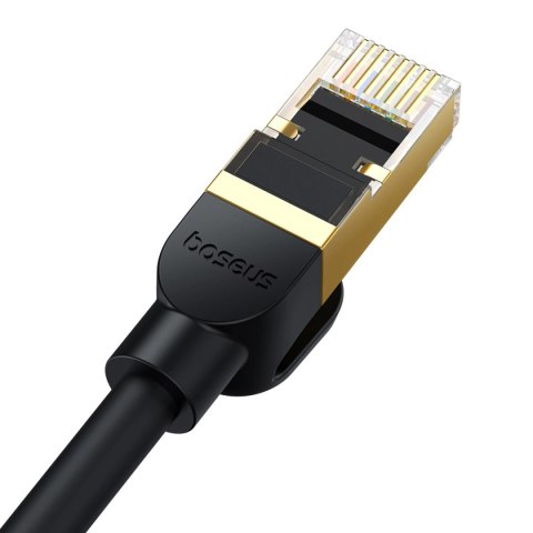 Kabel Ethernet Baseus High Speed Cat 8 40 Gb/s 15 m - czarny Kabel Ethernet Baseus High Speed Cat 8 40 Gb/s 15 m - czarny